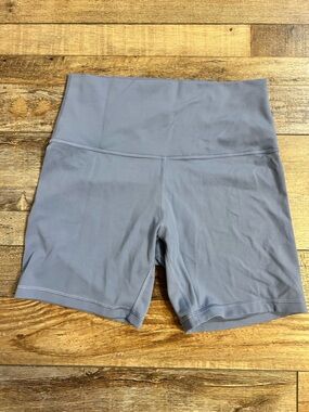 lululemon athletica Women's Performance Biker Shorts in Slate Blue